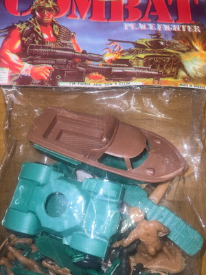 Rambo Commando Military Toy Set new, Greek 1980