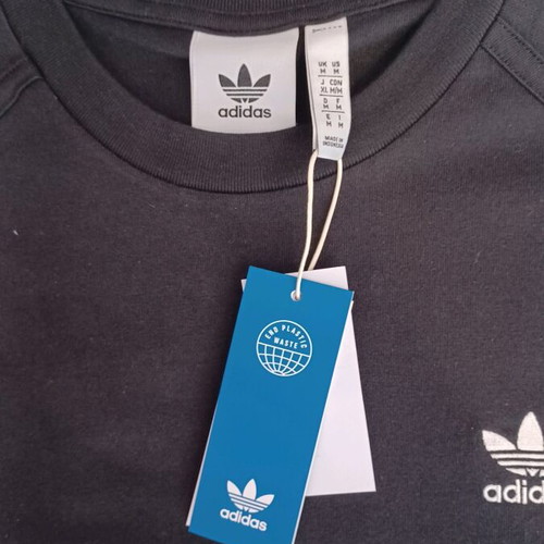Adidas Essentials Trefoil sweatshirt new, loose fit, size M, black