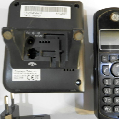Thomson Telecom CE2182 DECT cordless phone used, black