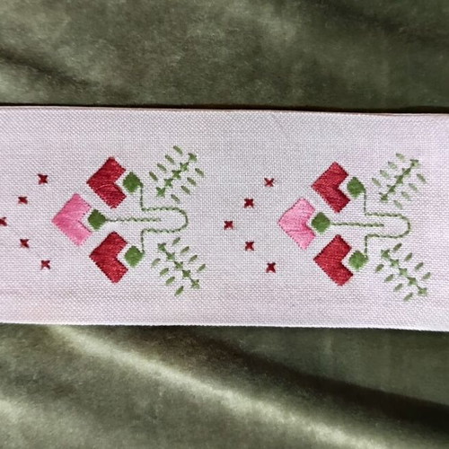 Vintage Set of Two Unique Small Embroideries New