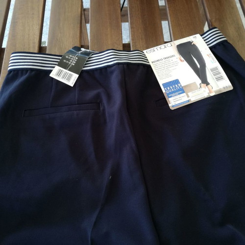 Esmara Business Trousers Size 38 Blue Dark New