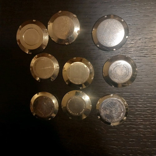 Watch backs used