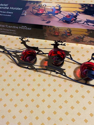 Έλκηθρο κηροπήγιο ρεσώ Χριστουγεννιάτικο νέο