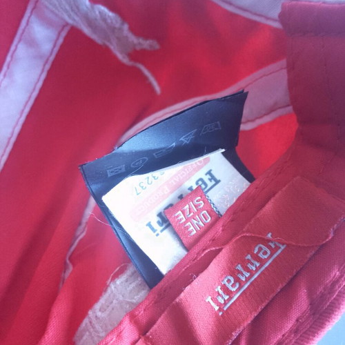 Ferrari Scuderia Alonso Polo Cap like new, red, size L