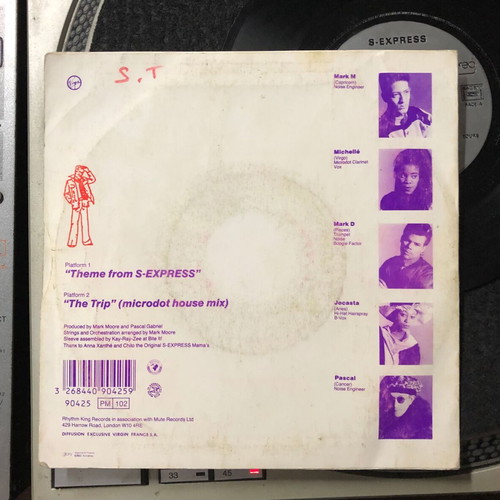 S'Express Theme From S-Express Vinyl 7" Single used, electronic