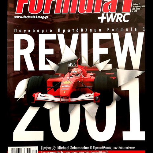 Formula 1 magazine issue No23 December 2001 used