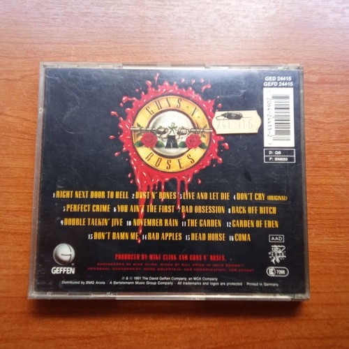 Guns N Roses Use Your Illusion 1 CD used, 1980s 1990s