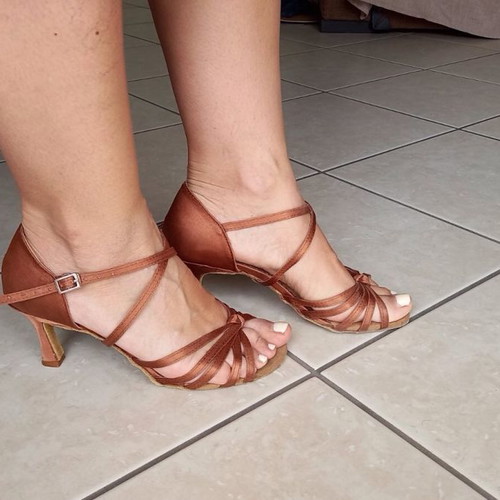 Godance dance shoes used, size 39, beige