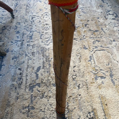 Wooden rain stick used musical instrument 70 cm
