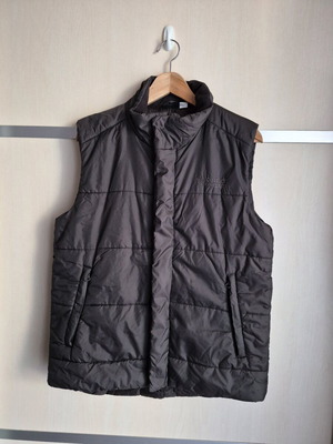 Livergy Men's Sleeveless Puffer Vest Brown Like New Size L