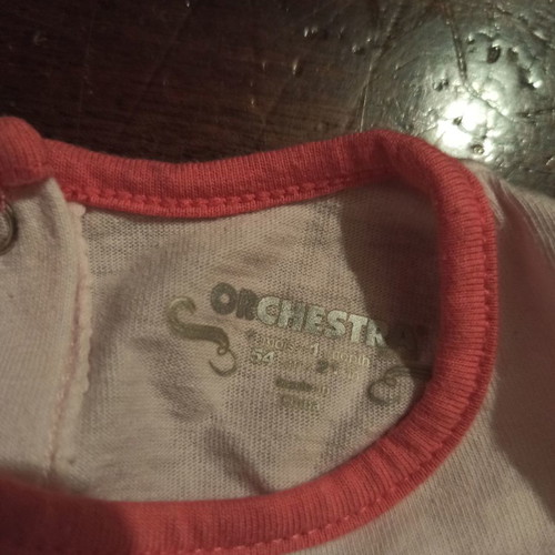 Orchestra baby set used for 1 month with blouse, jacket and romper