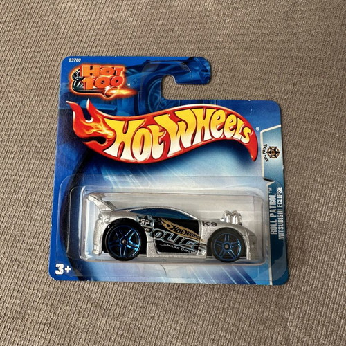 Hot Wheels Mitsubishi Eclipse Roll Patrol 2004 vintage mainline car