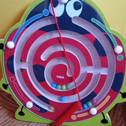 Viga magnetic labyrinth game used