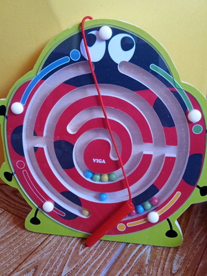 Viga magnetic labyrinth game used