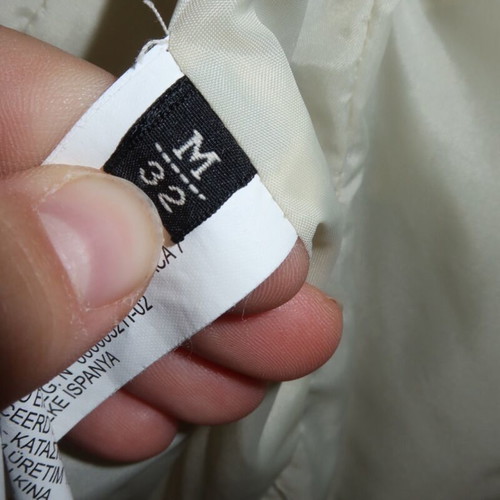 Massimo Dutti vest used, fitted slim cut, beige, size M