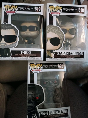 Funko Pop ολοκληρωμένη τριλογία Terminator άθικτη, 3 τεμάχια