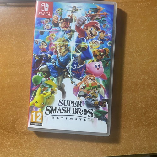 Nintendo Switch like new with 4 games and travel case
