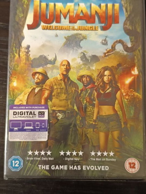 DVD Jumanji: Welcome to the Jungle καινούργιο με αγγλικούς υπότιτλους