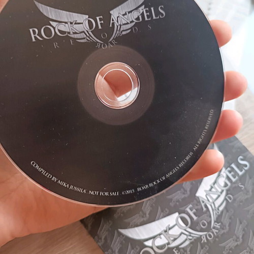 Rock Of Angels Records 9 Year promotional CD new, rock compilation