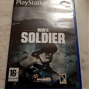 Sony playstation 2 ( ps2 ) wwii soldier