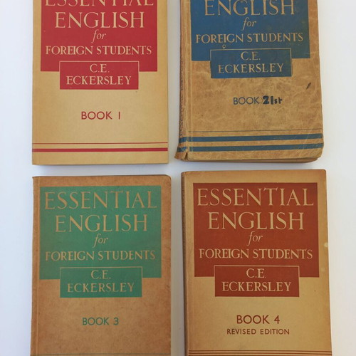 Essential English books used, pack of 4, 1947-1952