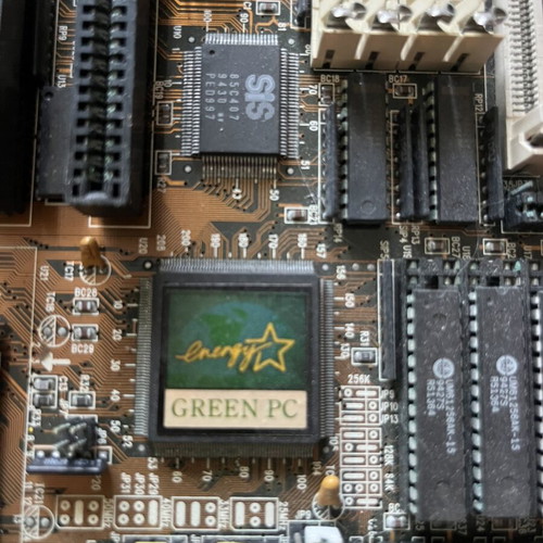 Vintage AMD 486 DX-40 Motherboard with Siemens Industrial Module used