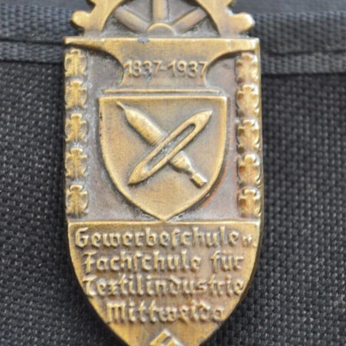 German Technical School 100 Years 1837-1937 Rare Pin used