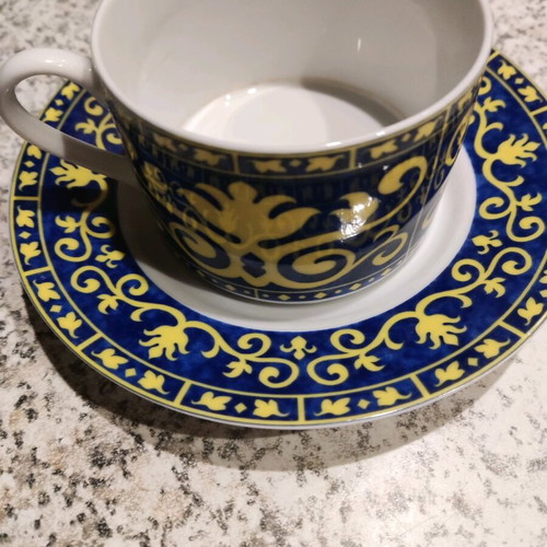 Vintage Scholss Amberg Weiden Germany coffee cups set 6+1 saucer like new