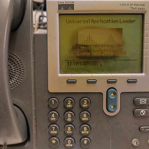 Cisco ip phone 7960 used with LCD issue and stand problem