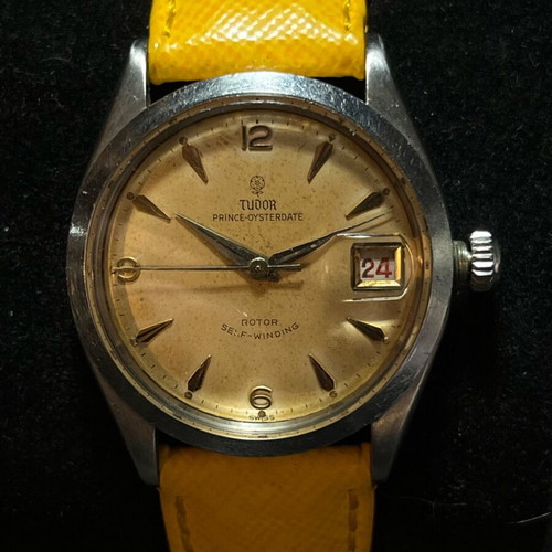 Tudor Prince Oysterdate vintage watch used with original Oyster case
