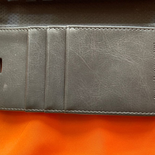 Leather phone case new, gray