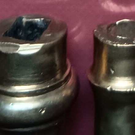 Bronze tool handles used, set of 4 pieces