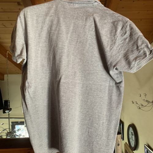 Men's T-shirt 100% cotton gray like new, size M