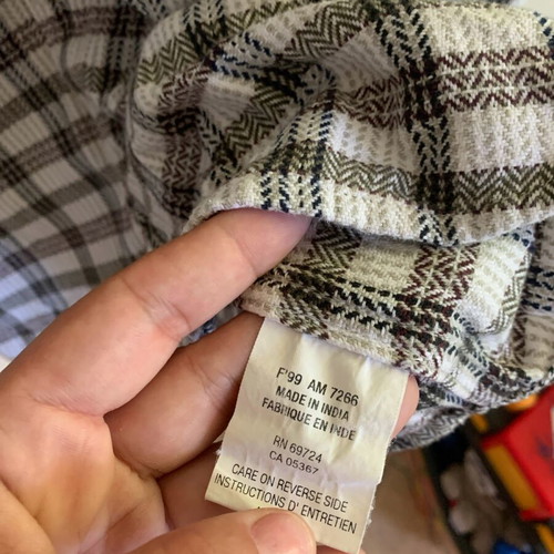Columbia shirt used, size M, beige brown