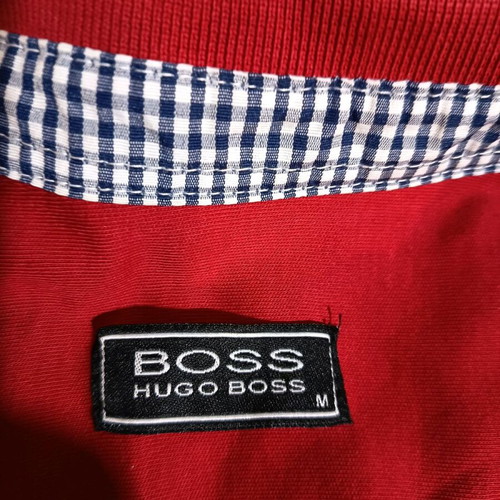 Men's blouse with buttons new, size M, red
