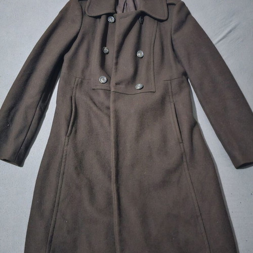 Vintage wool coat Benetton, brown, size L