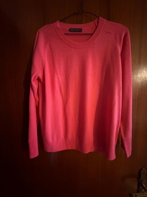 Πουλόβερ μάλλινο Marks & Spencer σαν καινούργιο, ροζ, μέγεθος XL