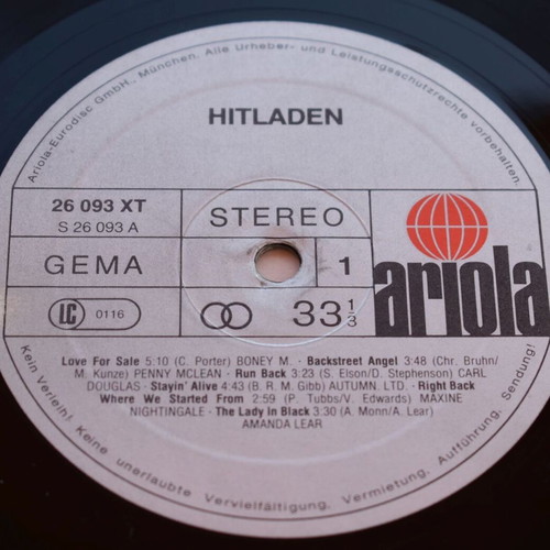 Various Hitladen Spezial International 2 LP compilation