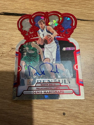 Denis Marconato Red Ice Auto 2023-24 Panini Crown Royale new