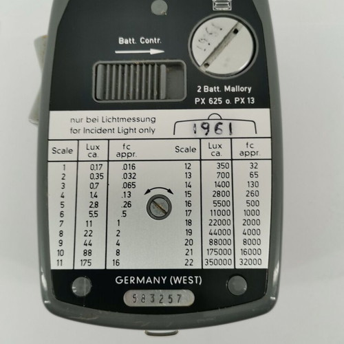 Gossen Luna Pro Asa light meter used