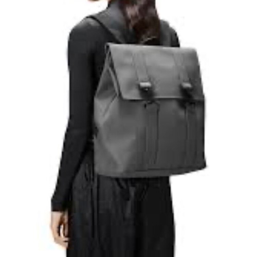 Rains MSN Bag backpack like new, dark grey slate