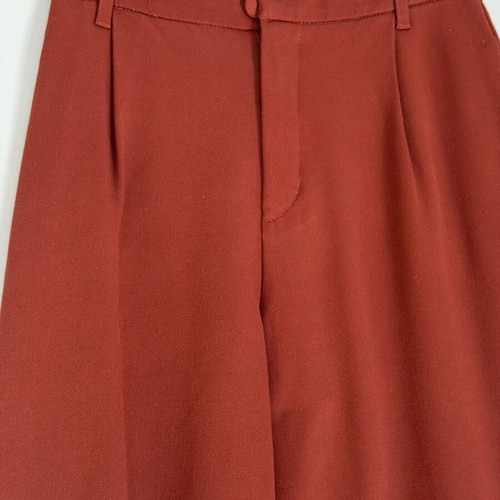 Zara TRF high-waisted pants XS like new, burnt orange