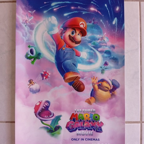 Super Mario Galaxy movie poster new