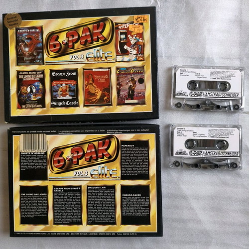 Amstrad CPC 6 Pak vol. 3 συλλογή μεταχειρισμένη κασέτα