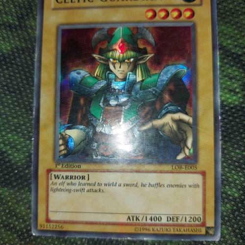 Celtic Guardian LOB 1st Edition used Yu-Gi-Oh! card