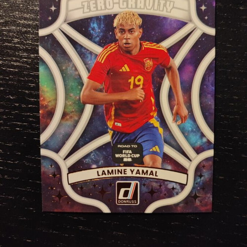 Lamine Yamal Donruss Road to FIFA WC Zero Gravity insert new