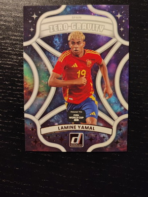 Lamine Yamal Donruss Road to FIFA WC Zero Gravity insert new