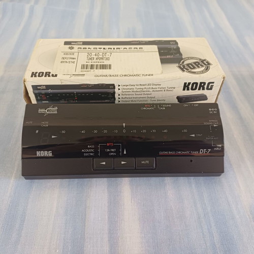 Korg DT-7 Guitar Bass Chromatic Tuner used