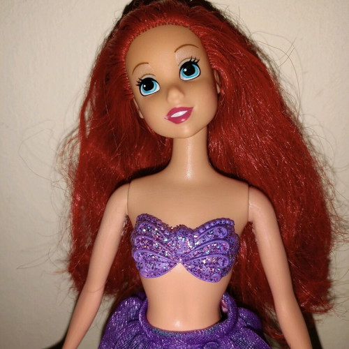 Disney Princess 2-In-1 Ballgown Surprise Ariel Doll used