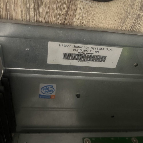 DVR system with 17 cameras, Pentium 4, Windows XP